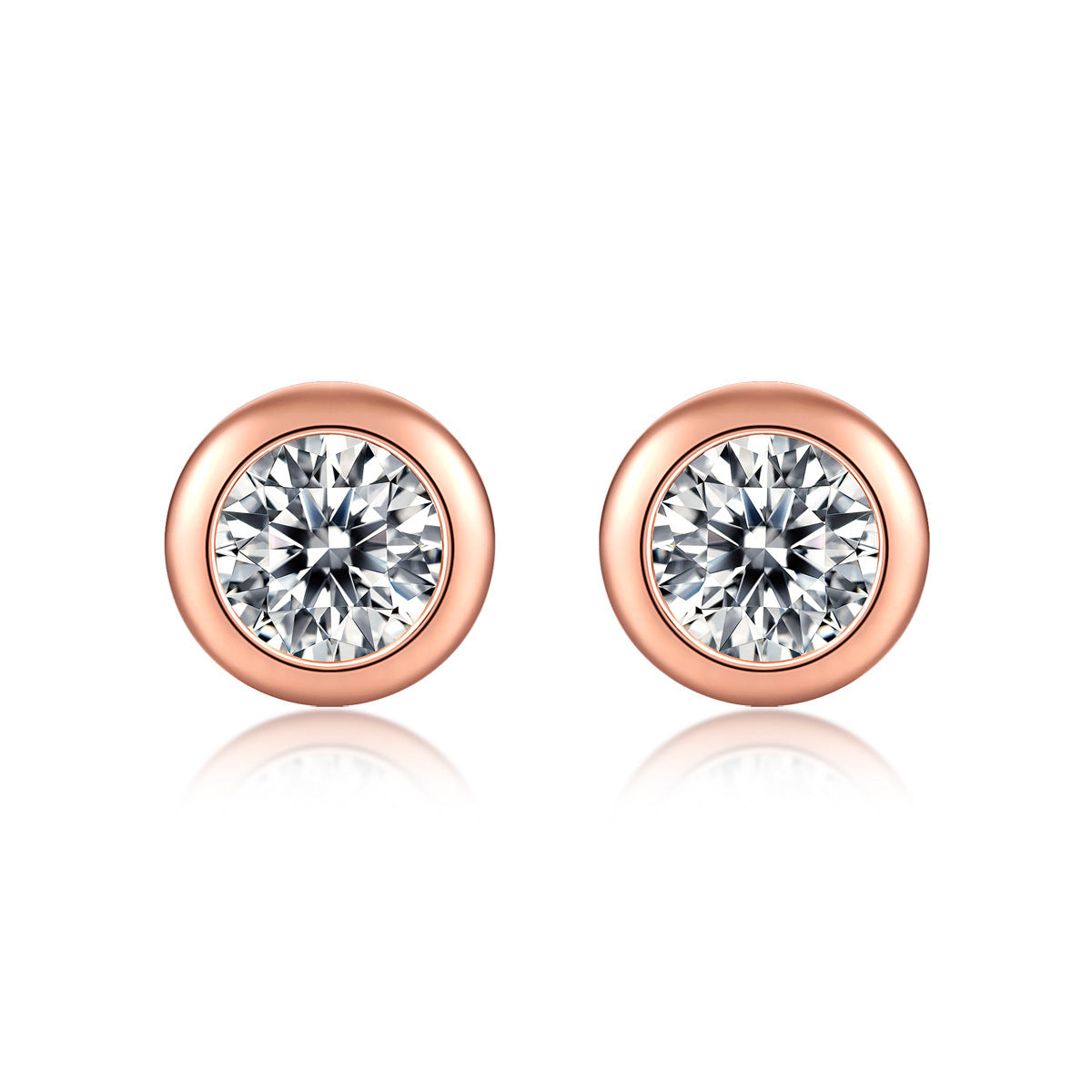 Stunning Moissanite stud Earrings S925 Silver