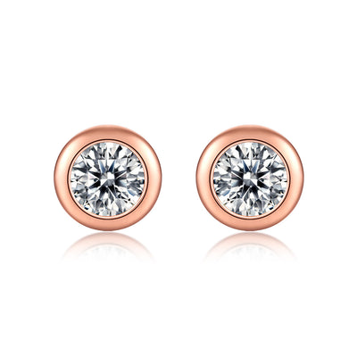 Stunning Moissanite stud Earrings S925 Silver