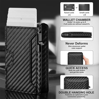 Carbon Fiber Casual Men's Wallet