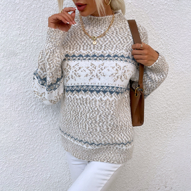 Glistening Snowflake Sweater
