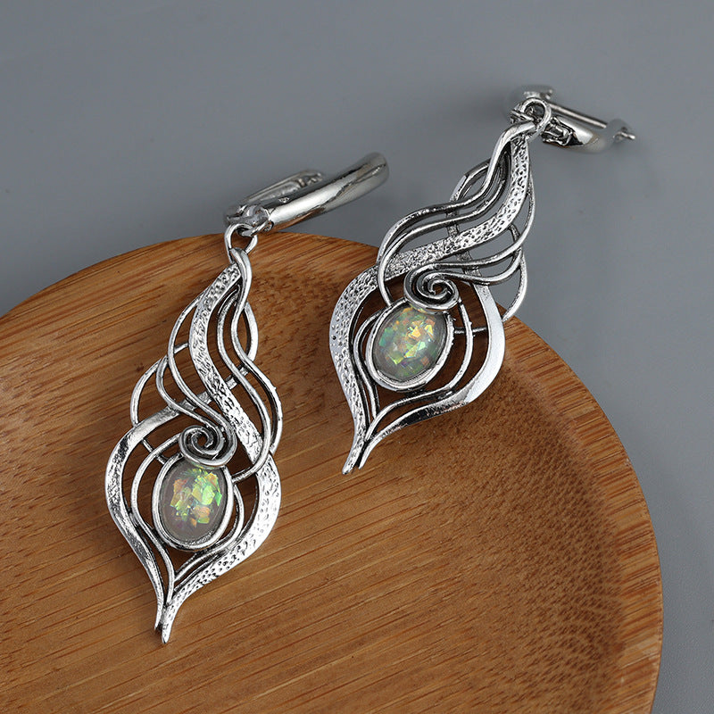 Retro Metal Drop Earrings – View 2