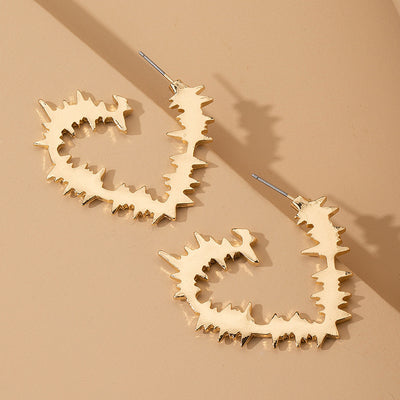 Gold Stars &Hearts Earrings