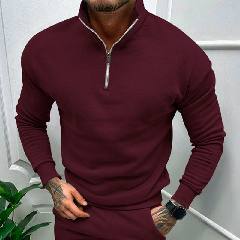 Cozy Fleece Half-Zipper Sweater