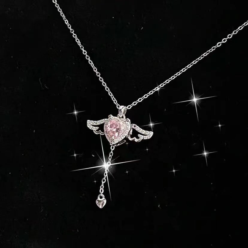 Moving Angel Wings Necklace