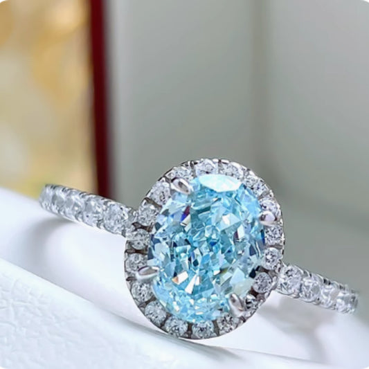 1.5 Carat Aquamarine Ring