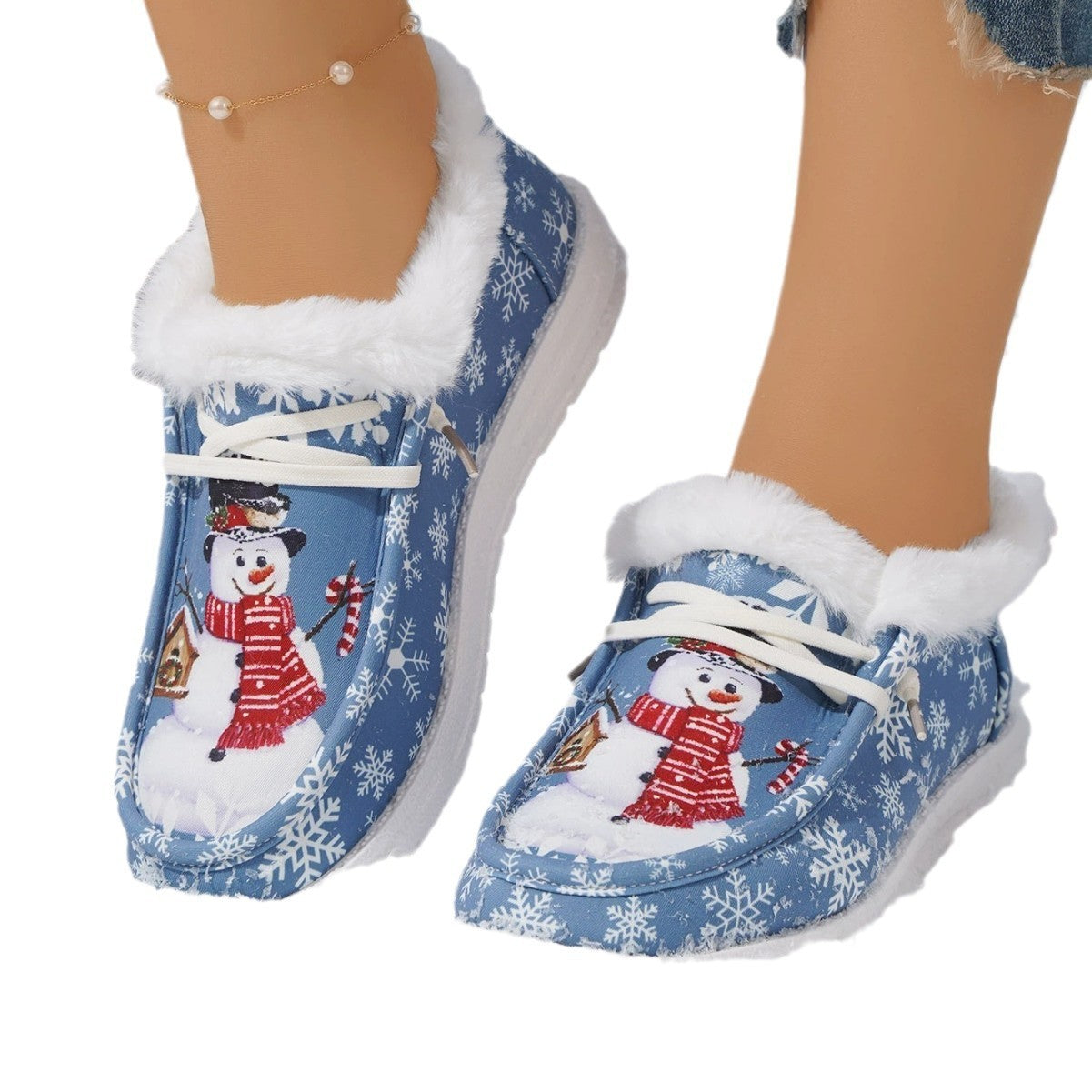 Christmas Snowman Slippers