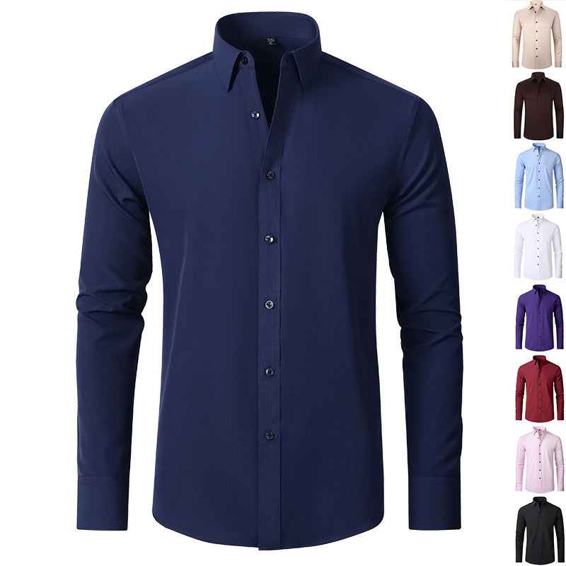 Collared Long Sleeve Button Up Shirt