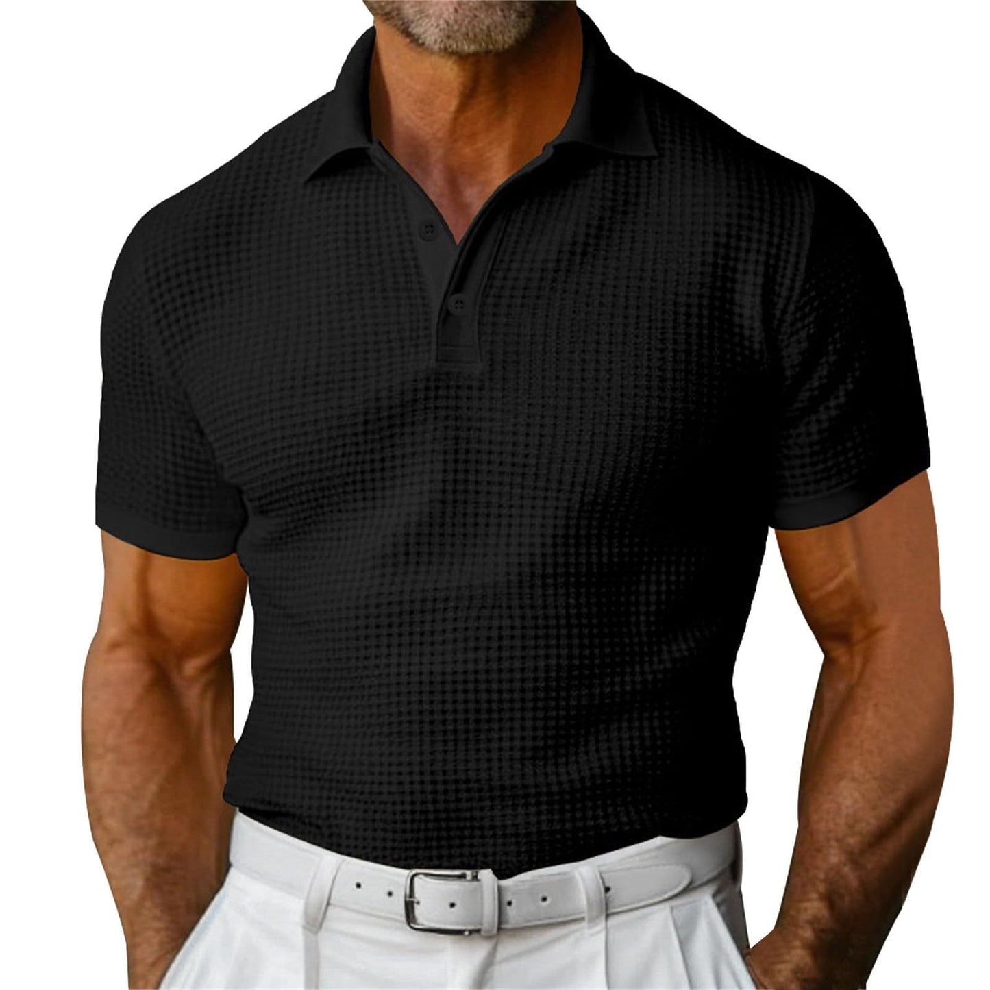 Textured Polo Shirt
