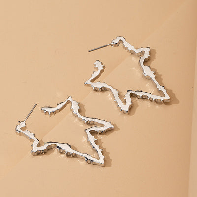 Gold Stars &Hearts Earrings
