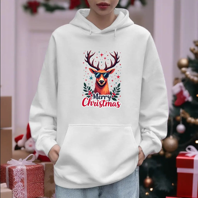 Coolest Reindeer this Christmas Hoodie
