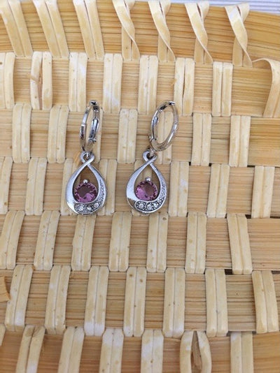 Everyday Wear Zircon Water Drop Earrings