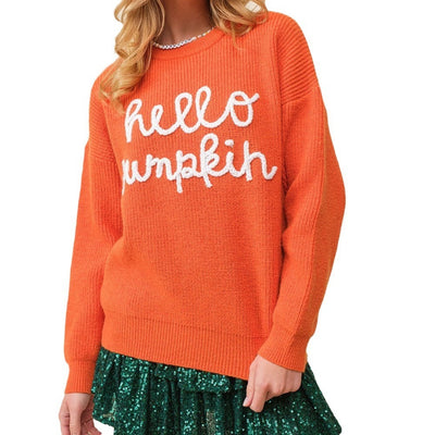 Hello Pumpkin Sweater