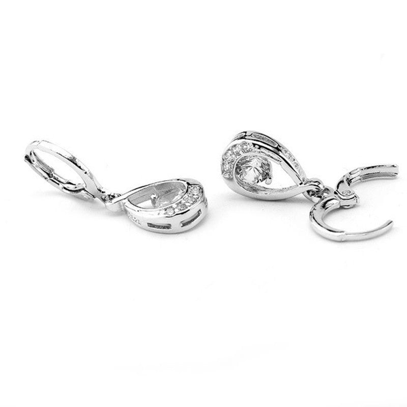 Everyday Wear Zircon Water Drop Earrings