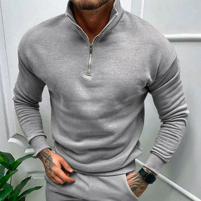 Cozy Fleece Half-Zipper Sweater