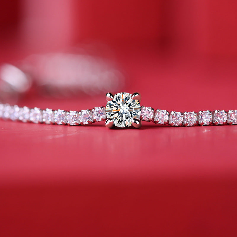 Sophisticated Moissanite Bracelet