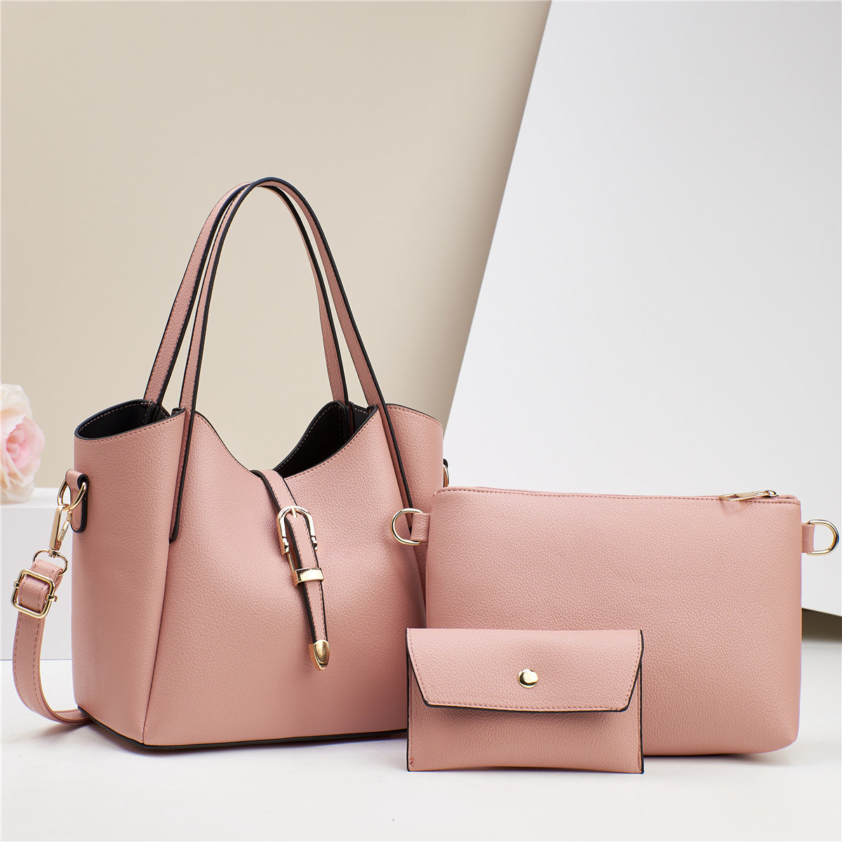 Simple & Elegant 3 Piece Bag Set