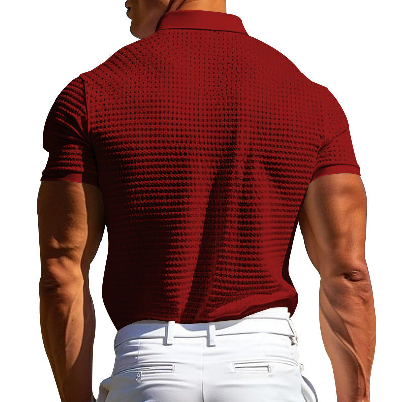 Textured Polo Shirt