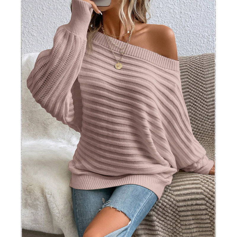 Sexy Off-Shoulder Ladies Sweater