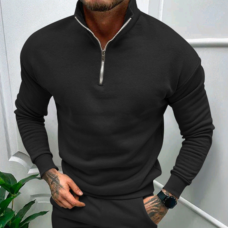 Cozy Fleece Half-Zipper Sweater