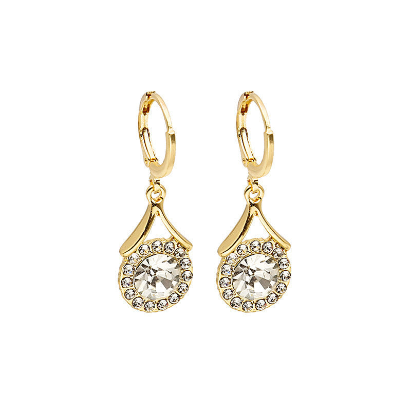 Elegant Round Cut Earrings