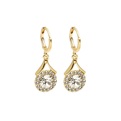 Elegant Round Cut Earrings