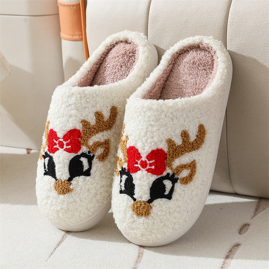 Christmas Reindeer Slippers