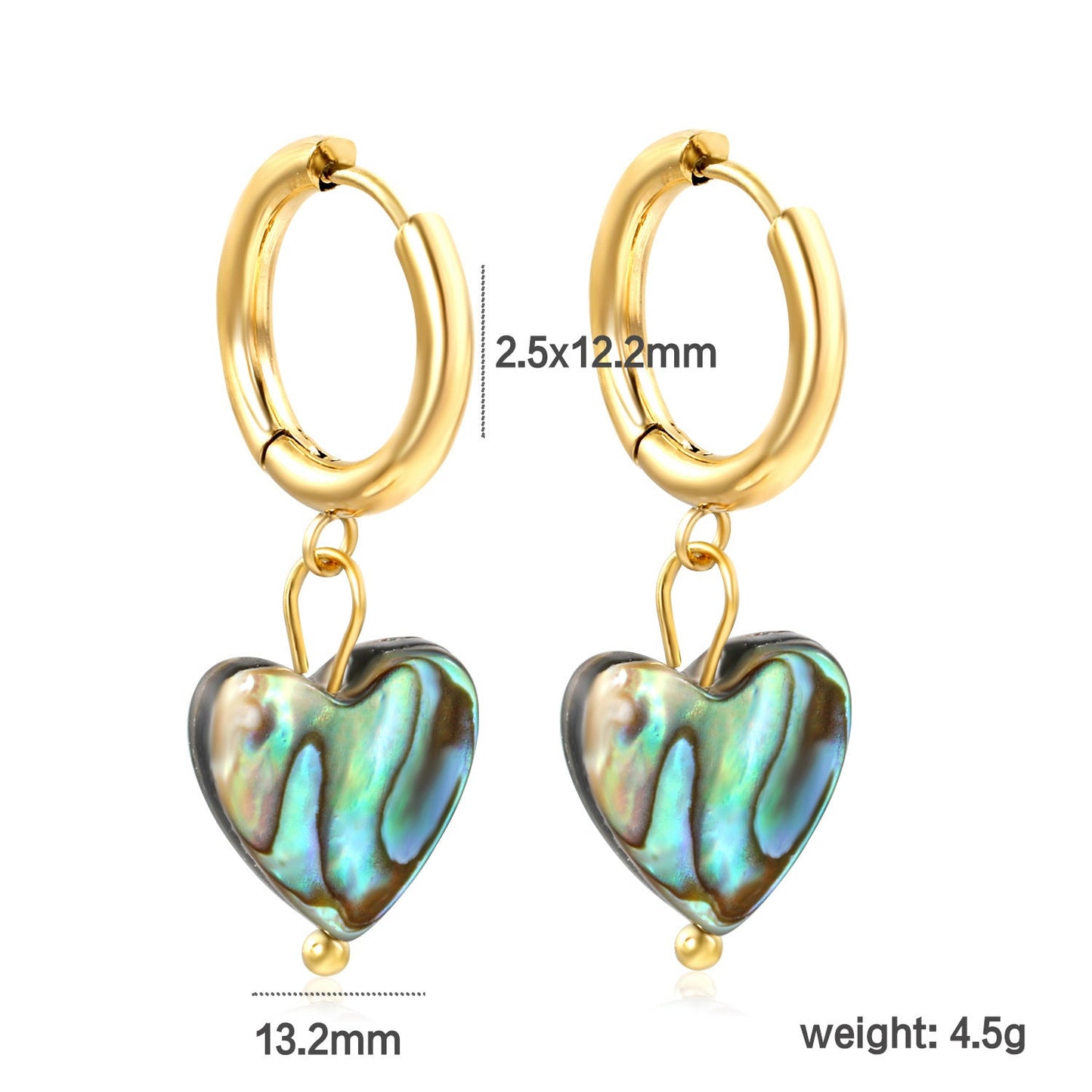 Elegant Abalone Shell Earrings