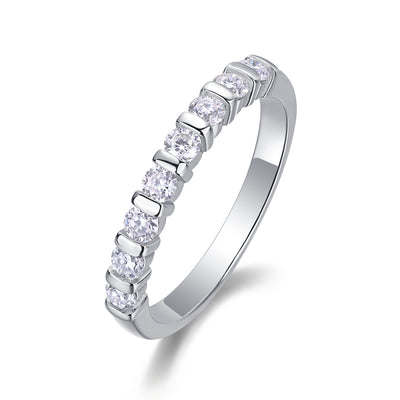 Lux Moissanite Silver Ring