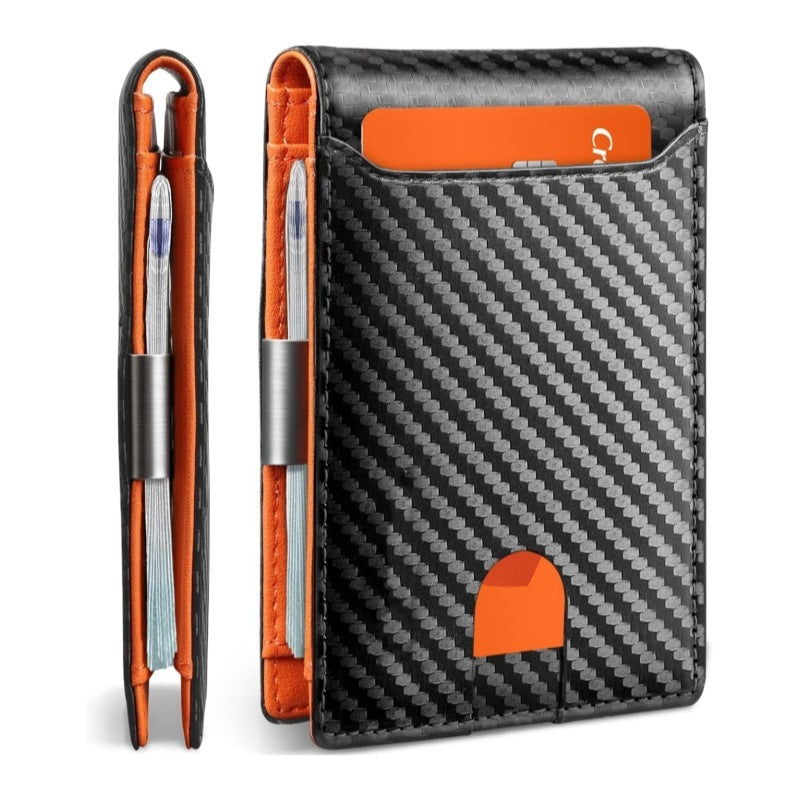 Men's Flip Bi-Fold Ultra-Thin Wallet