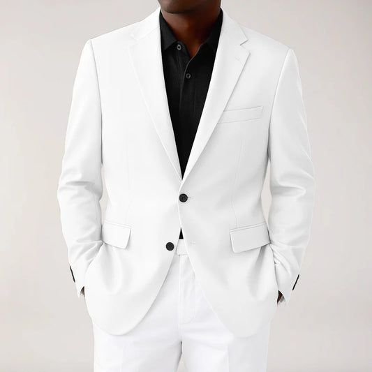 Sophisticated White Suit Jacket