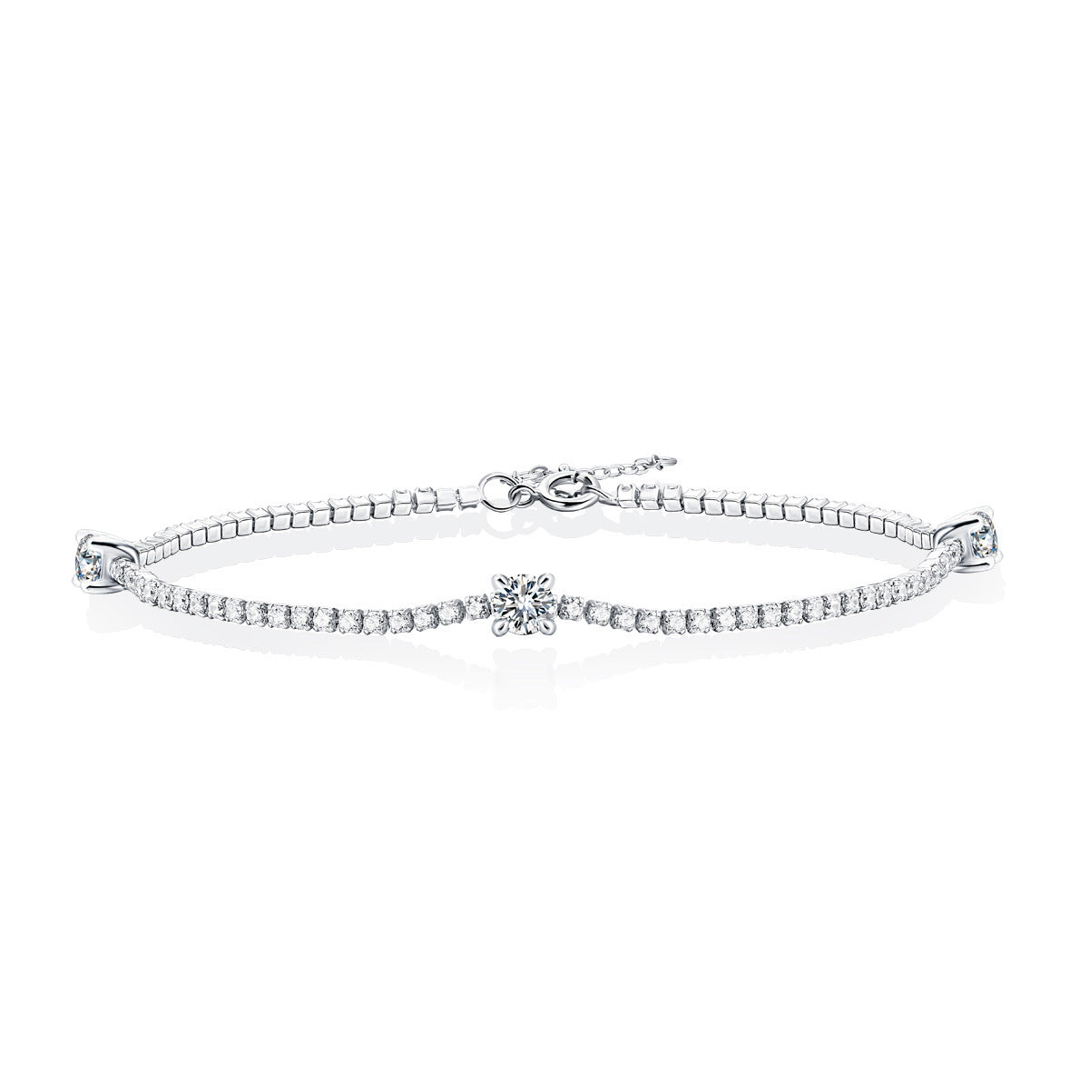 Sophisticated Moissanite Bracelet