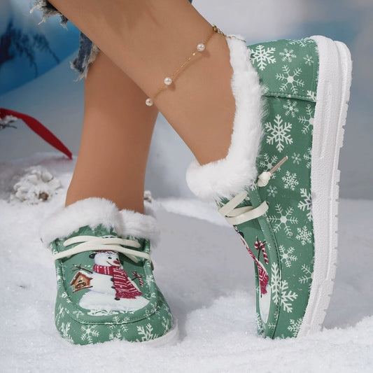 Christmas Snowman Slippers