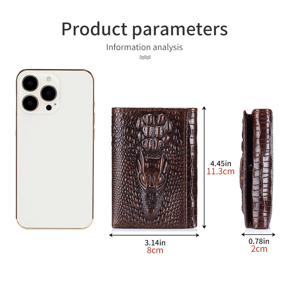 Men's Leather Gator Wallet