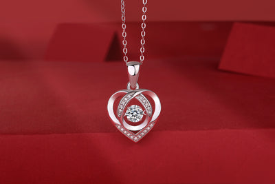 Moissanite Sterling Silver Necklace