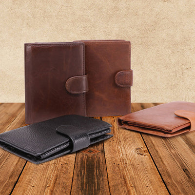 Leather Retro Casual Men's Wallet