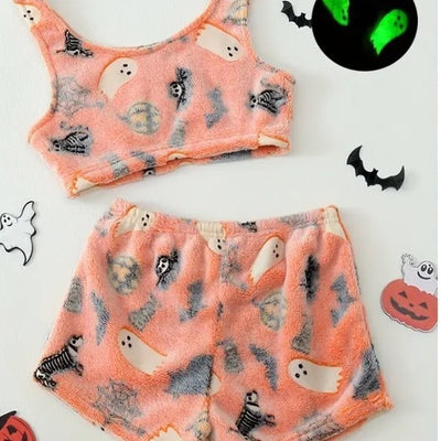 Wickedly Cozy Flannel Pajama Set