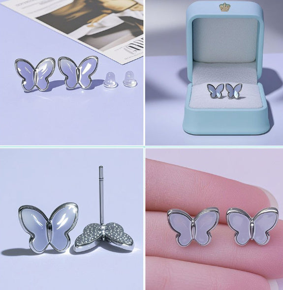 Light-emitting Butterfly Luminous Earrings