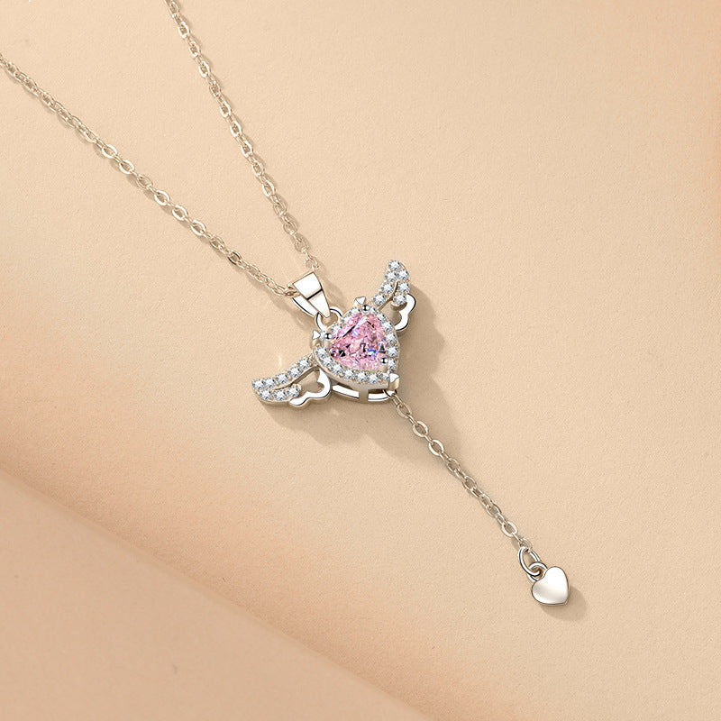 Moving Angel Wings Necklace