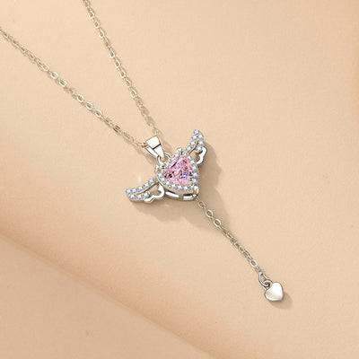 Moving Angel Wings Necklace