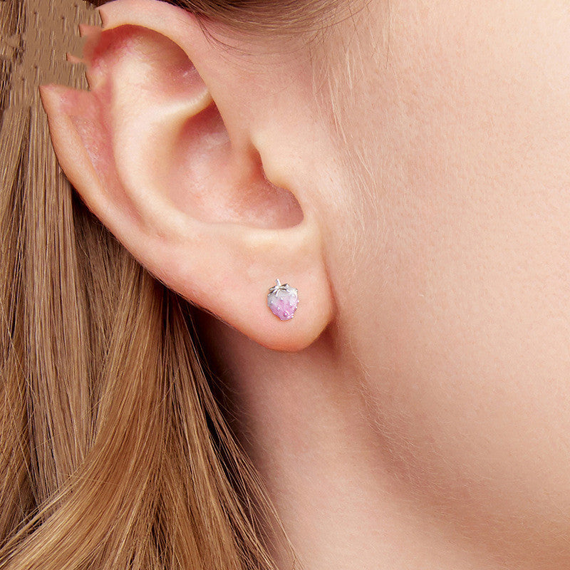 Strawberry Sweetness Stud Earrings