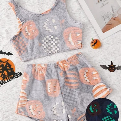 Wickedly Cozy Flannel Pajama Set