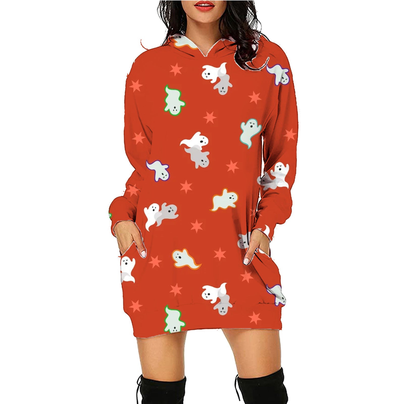 Haunted Halloween Snuggy – Back / Hood View