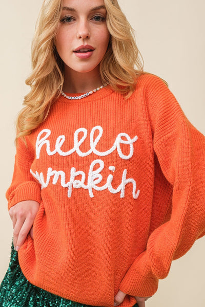 Hello Pumpkin Sweater